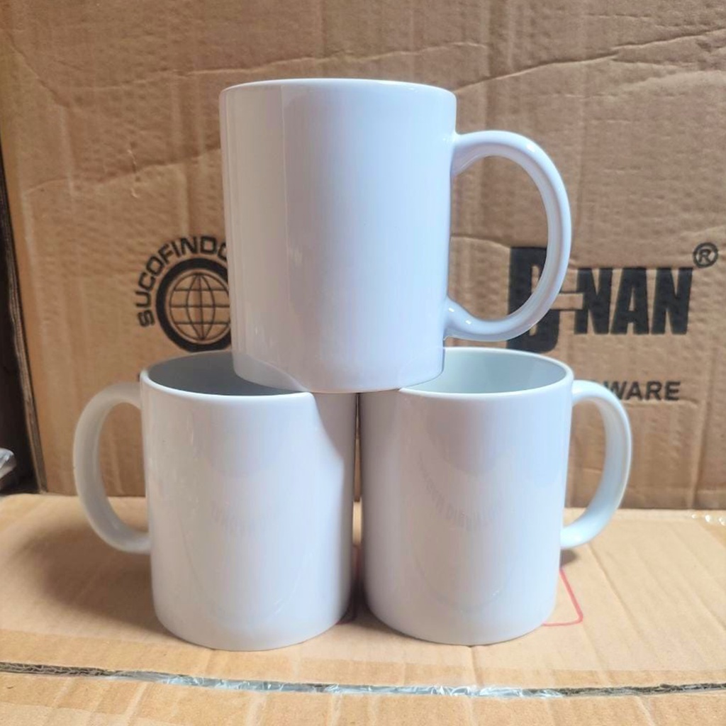 Mug Putih Polos Coating Import D-NAN SNI
