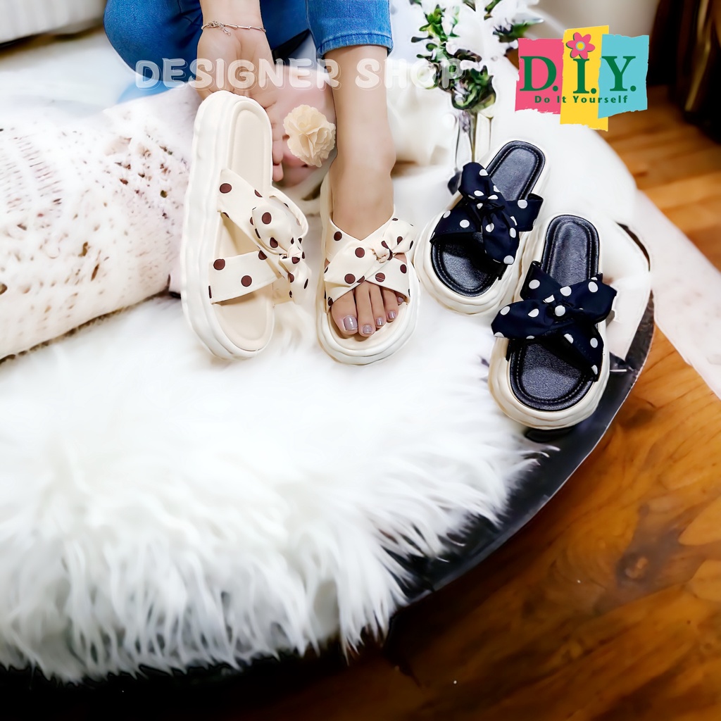 Sandal Viral Wanita Jelly Silang Pita WEDGES Empuk Terbaru 2023