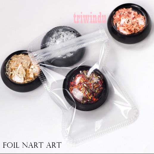 Nail Art Aluminium Foil Flakes