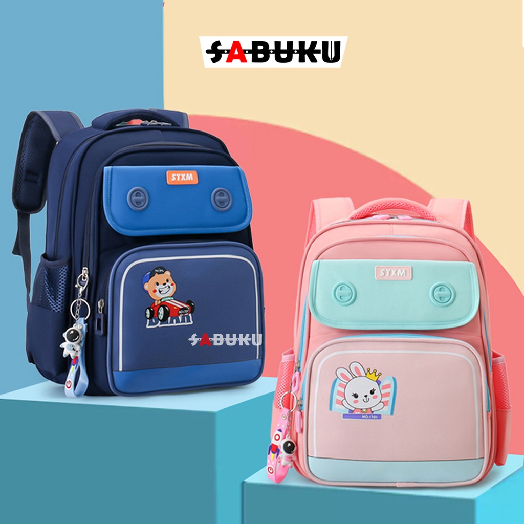 Tas Ransel Anak Sekolah Unisex Tas Punggung Karakter Lucu Backpack Remaja Tas Laptop-290