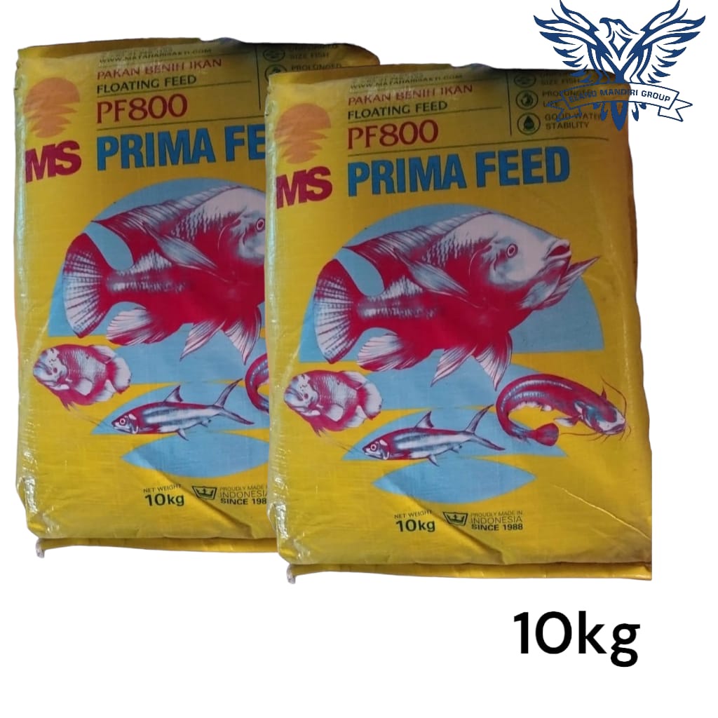 Karungan Pakan Benih Ikan PF-800 10Kg PRIMA FEED 800