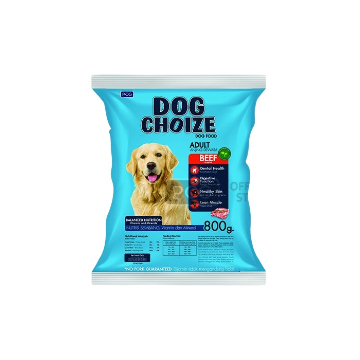 GRAB -- ( 1 KARUNG 20KG ) - Dog Choize 800gr makanan anjing freshpack 800gr freshpack - all varian