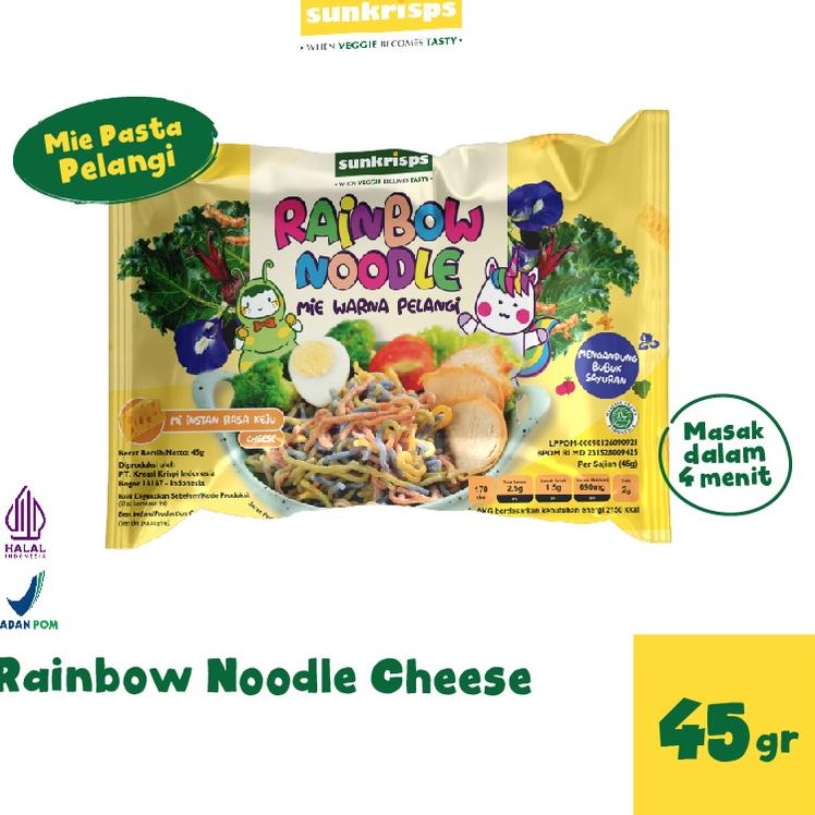 

PALING AMPUH✌️>>> Rainbow Noodle | Mie Pasta Keju Pelangi by Sunkrisps
