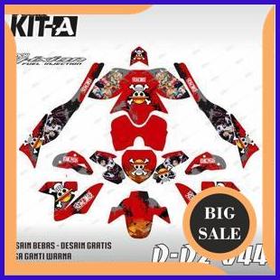 Decal stiker vixioin advance one piece merah keren decal new vixion advance nvl D-D2-044 1M4R23 perk