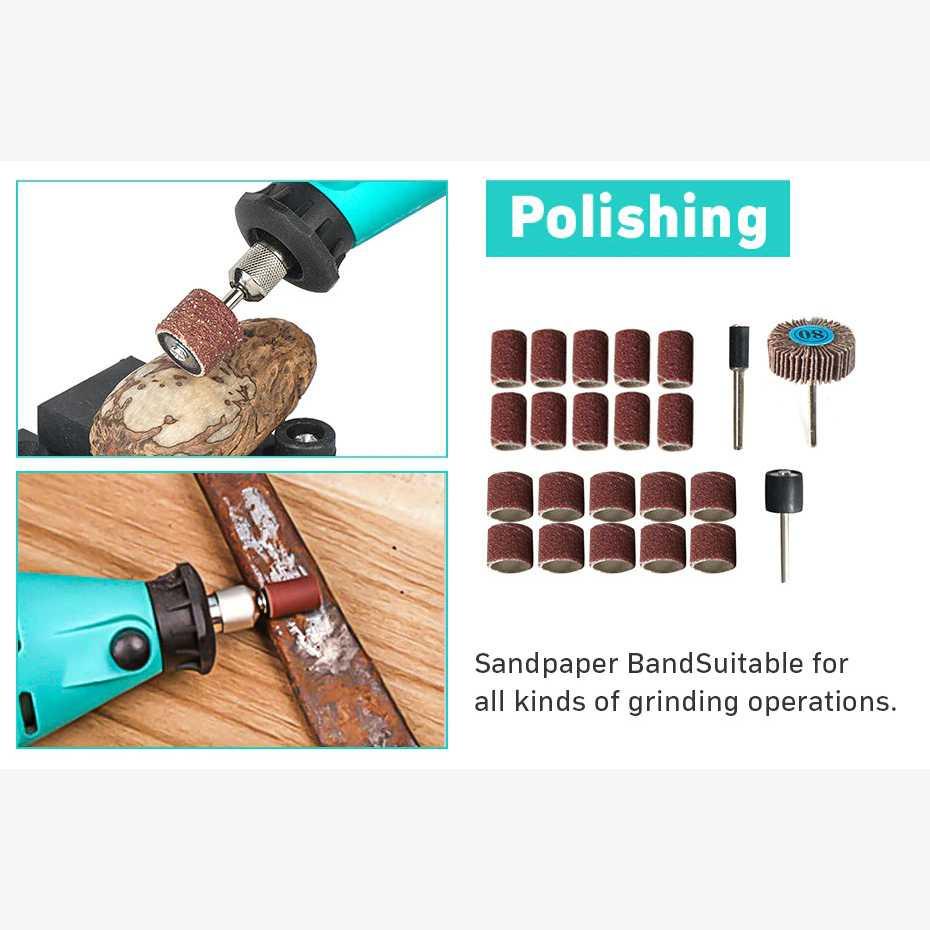 Dutoofree Die Grinder Set Grinder &amp; Polisher Cutting Electric 350 PCS - DG350 - Tosca