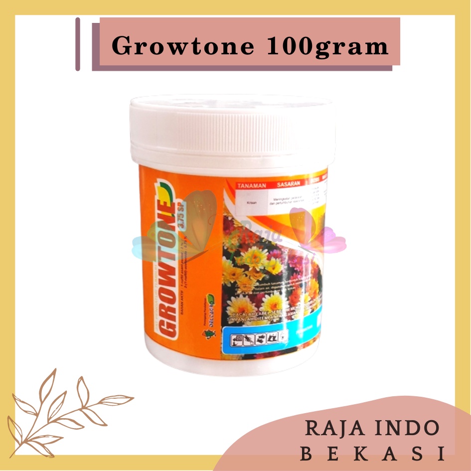 Perangsang Akar GROWTONE 3.75 SP Kemasan 100gram ZPT Mempercepat Pertumbuhan Akar