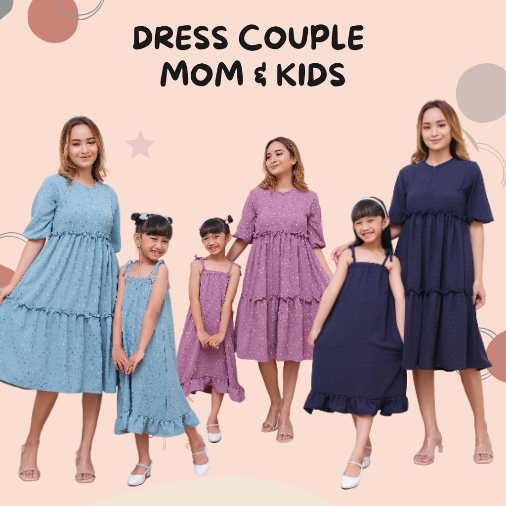 DRESS MOM AND KIDS DRESS CLARISSA COUPLE