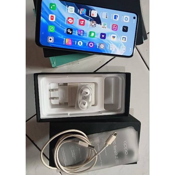 OPPO RENO 7Z 5G MULUS POLL PAKEAN PRIBADI FULLSET ORI