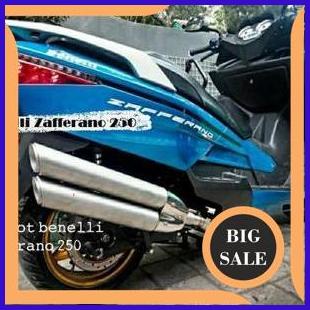 Knalpot Racing Double Titan Full System Benelli Zafferano 250 1M4R23 last stok