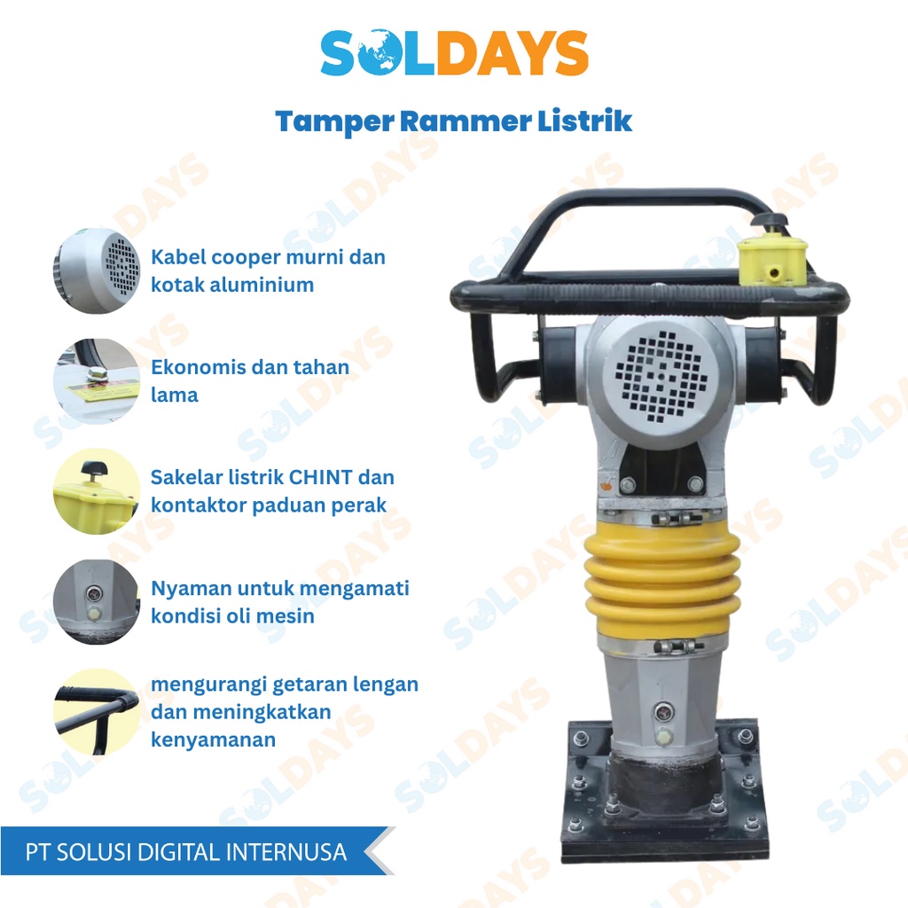 Electric Rammer/Tamping Rammer Stamper Kuda/Bellow Karet