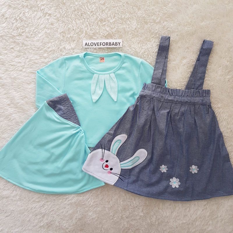 Baju Anak Perempuan Nezu Bunny set