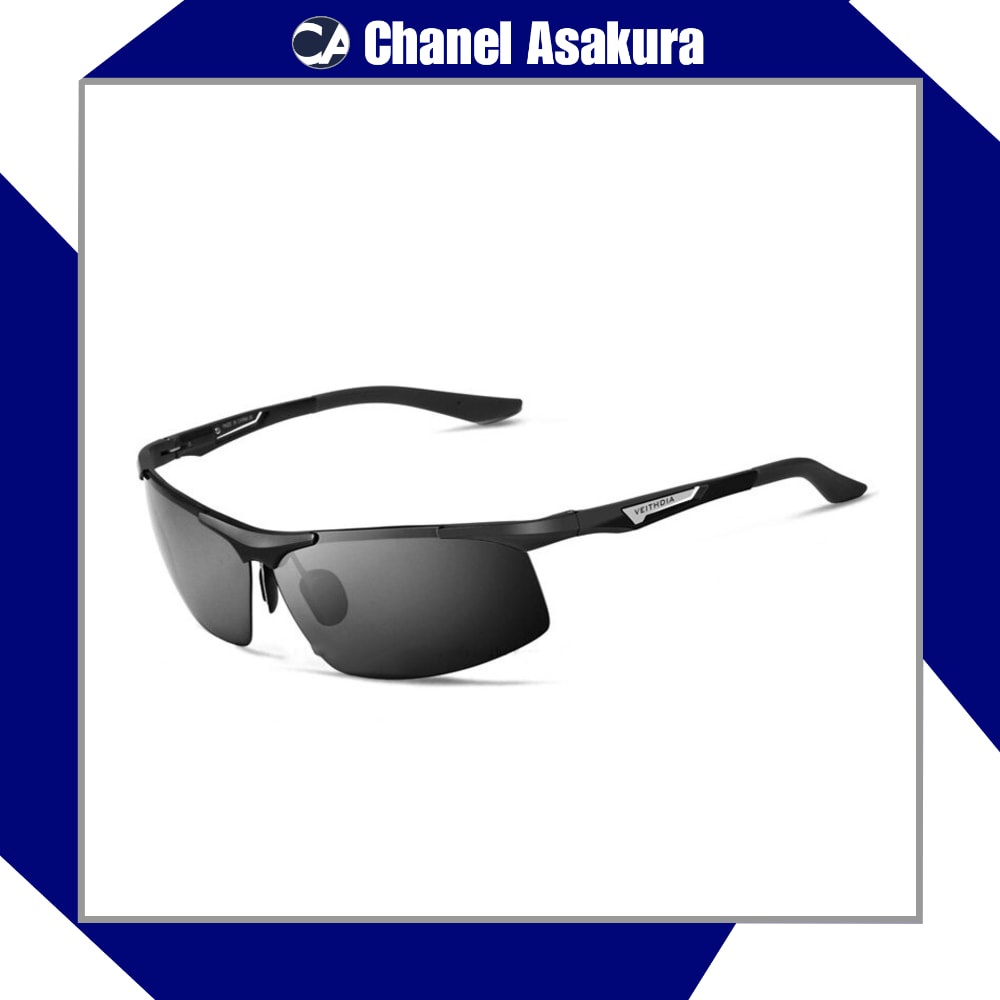 Kacamata Retro UV400 Polarized Sunglasses VEITHDIA - 6562