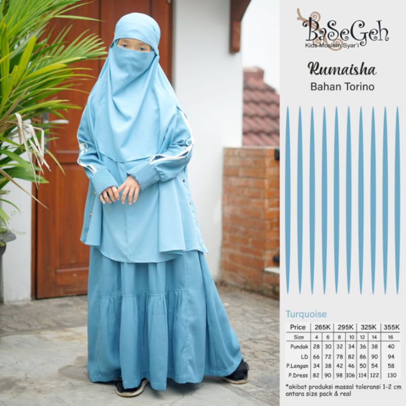 Gamis anak Basegeh Rumaisha