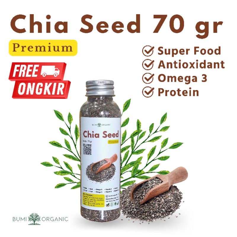 

Biji Chia Seed 70gr Bumi Organic