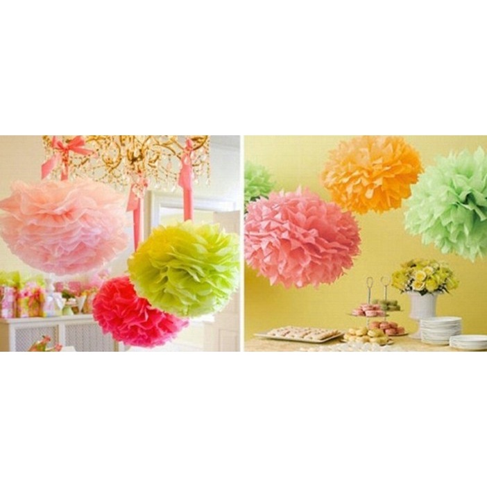 

Pom pom ball 8in (20cm) / Pom Garland Kertas