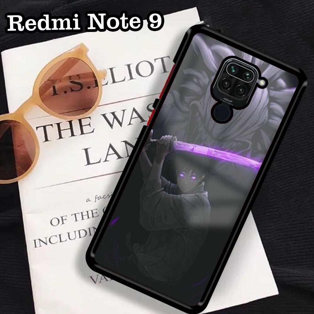 RC Case Xiaomi Redmi Note 9 Motif Anime Jujutsu Kaisen Casing 2D Glosy Redmi Note 9 Softcase Redmi N