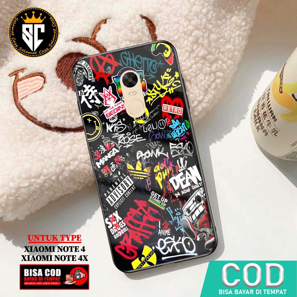 Case Xiaomi Note 4 Note 4X  Casing Xiaomi Note 4X Note 4  Selamet Case [STKER] Case Glossy Case Aest