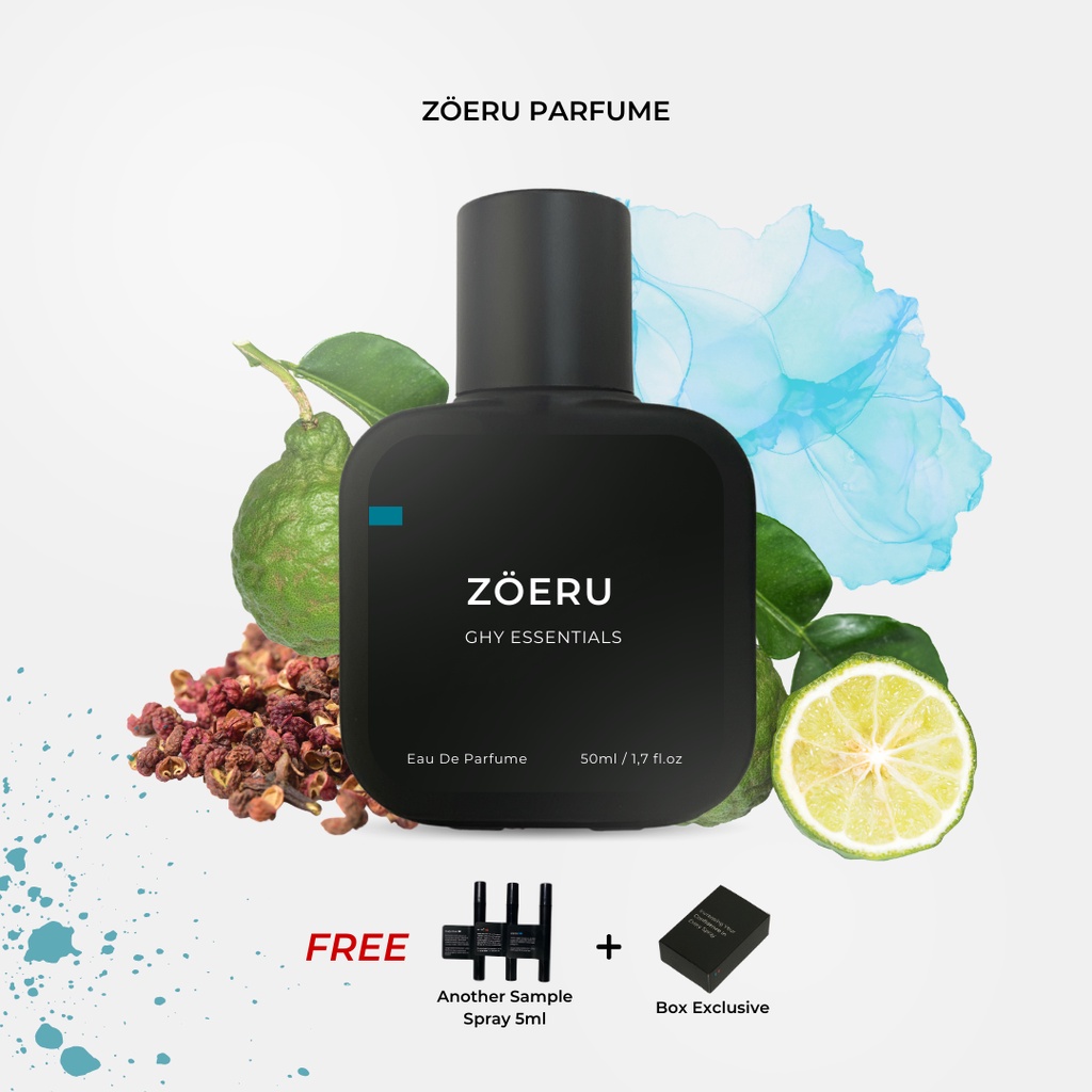 GHY ESSENTIALS Eau De Perfume - Parfum Pria Tahan Lama Original 55ml - ZÖERU
