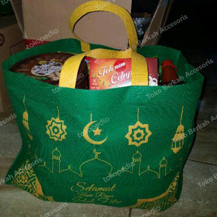 

Edisi Idul Fitri / Lebaran Tas Spunbond Jumbo Tali 38 X 38 X 14 036