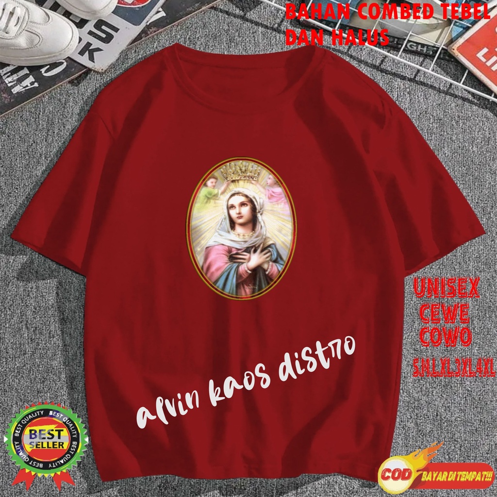 APPS DTF NEW BUNDA MARIA Kaos Pria Distro Hits 2023 Kaos Murah Kaos Kaos Pria Dan Wanita Kaos Rohani Kristen