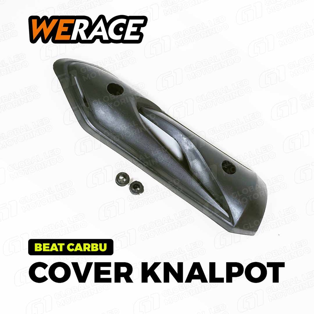 [WERACE] Cover Pelindung / Tutup Tameng Knalpot Standar Honda Beat Carbu