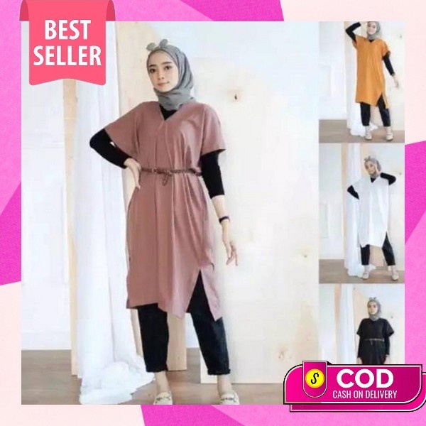 Tunik Kekinian / Tunik Korean / Tunik Terbaru / Tunik Jumbo / Tunik Kekinian Ld 120 / Tunik Kondanga