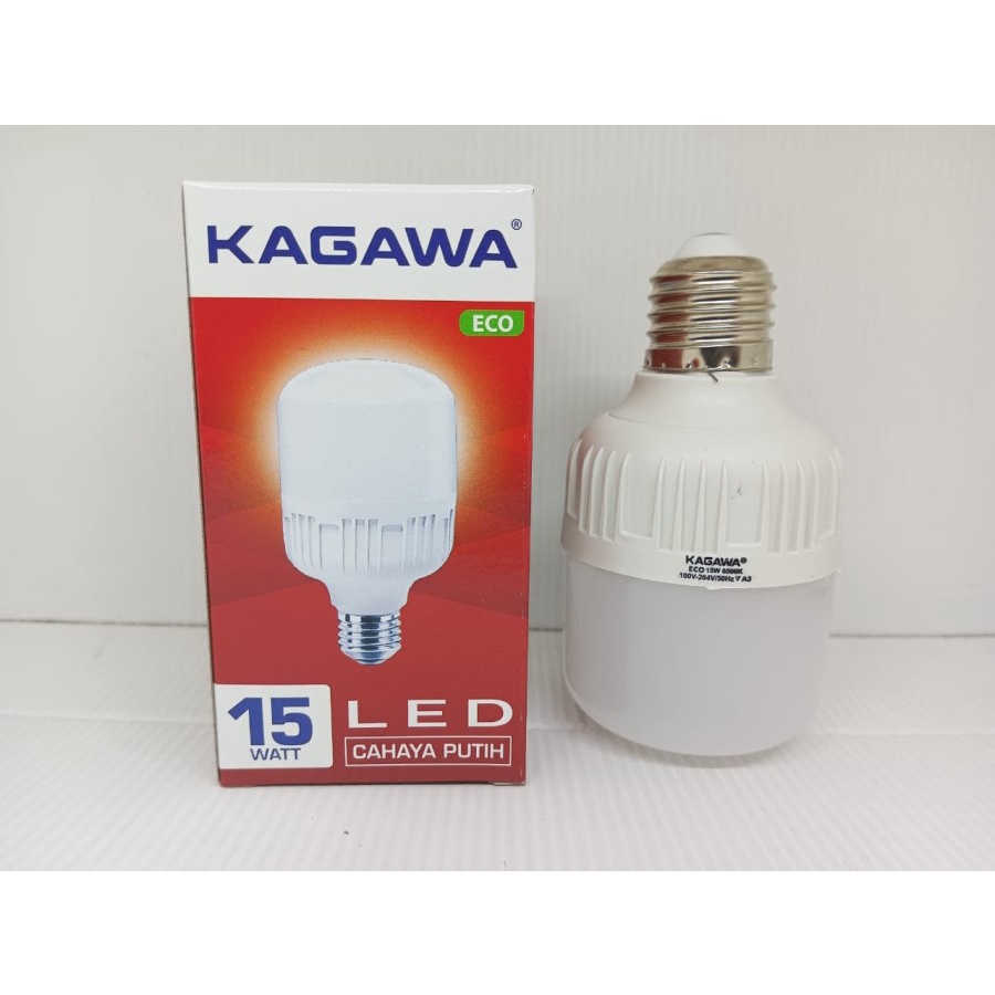 Lampu LED KAGAWA ECO Capsule 15 watt cahaya putih Bohlam LED 15w