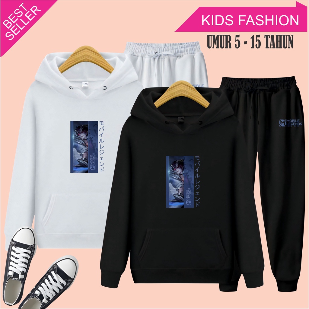 MCL - Setelan Sweater Hoodie Anak Dyrroth mlbb