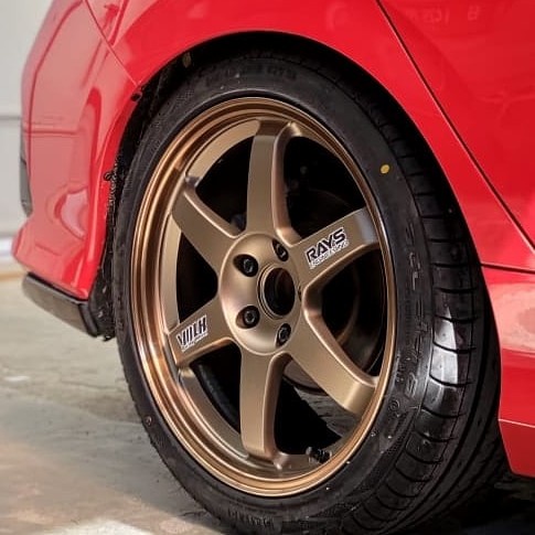 Terlaris Stiker Velg Volk Rays Te37 Og Print Transparan