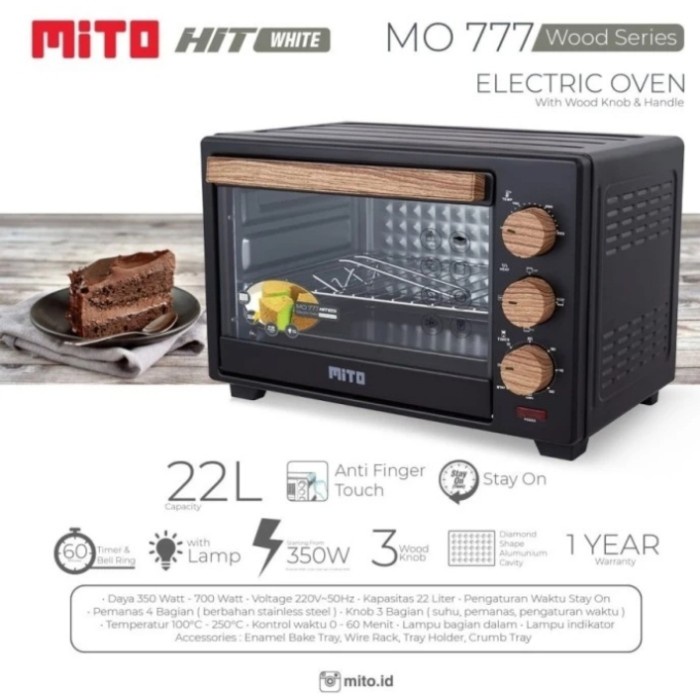 Oven Oven Listrik Mito Mo 777 22 Liter