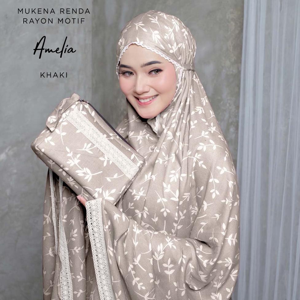 TERPERCAYA MUKENA BALI TASIK - MUKENA RENDA RAYON DEWASA MOTIF AMELIA