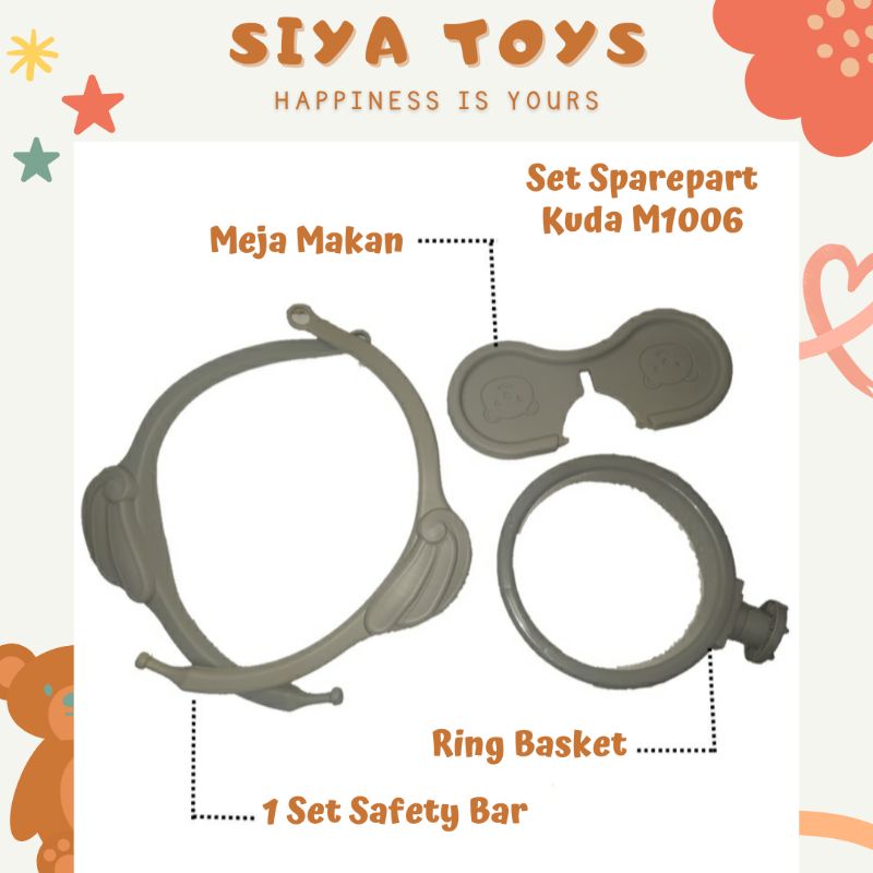 SIYA ✨ SPAREPART KUDA SPEEDS M1006 UNTUK JADI 4IN1 TAMBAHAN AKSESORIS KUDA-KUDAAN M1006 SPEEDS MURAH