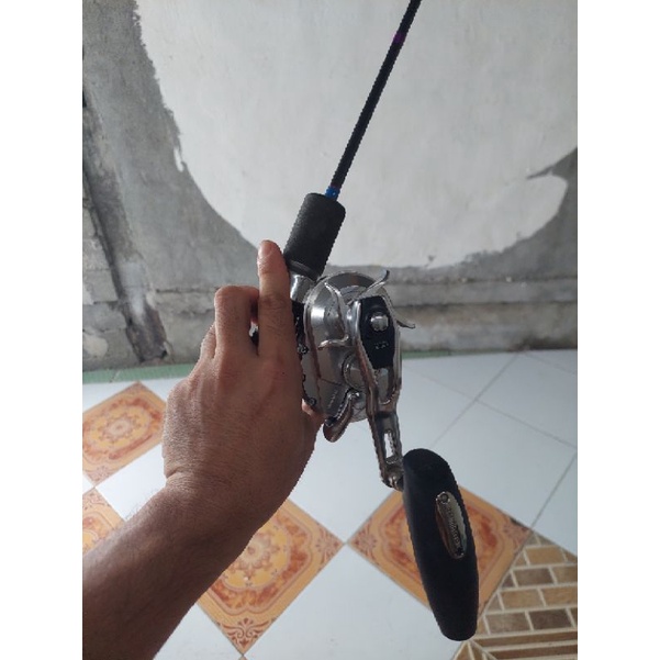 joran piratez strike 56/4 second + reel ocea jigger 2001nrpg new baru belum pernah pake