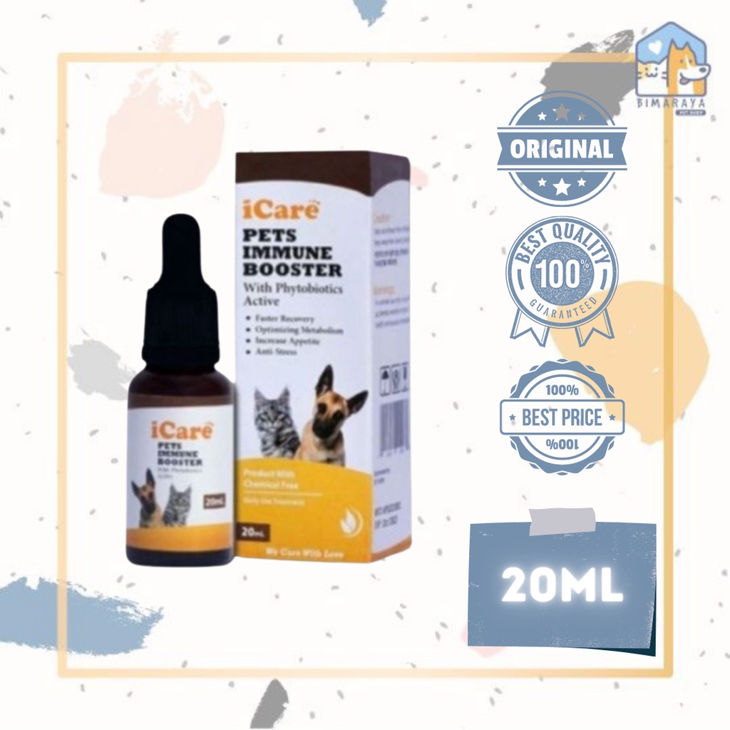 ICARE PET IMMUNE BOOSTER ANJING KUCING 20ML