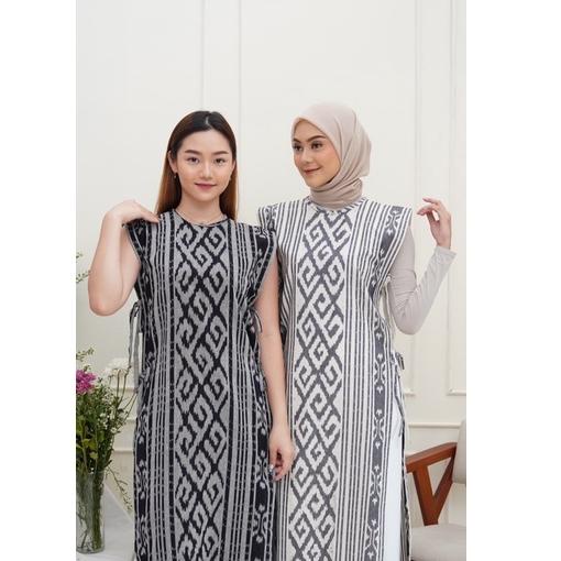 STOK TERBATAS LONGVEST TORA TENUN IKAT ORY SONGKET TORAJA TROSO JEPARA BATIK KAMPUS || OUTER TENUN |