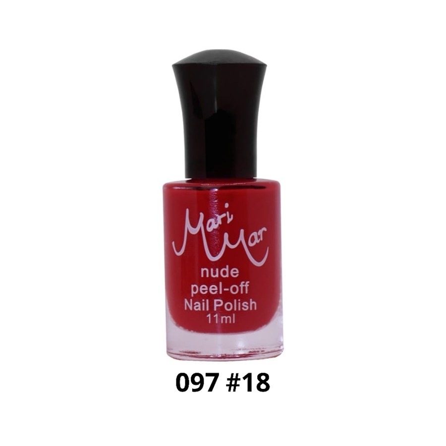 MARIMAR NAIL POLISH NUDE PEEL OFF 12 COLOUR BISA BAYAR DI TEMPAT