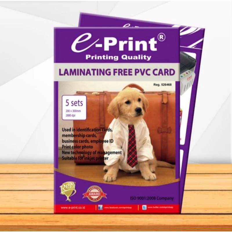 

Kertas Foto e-Print PVC Laminating Card