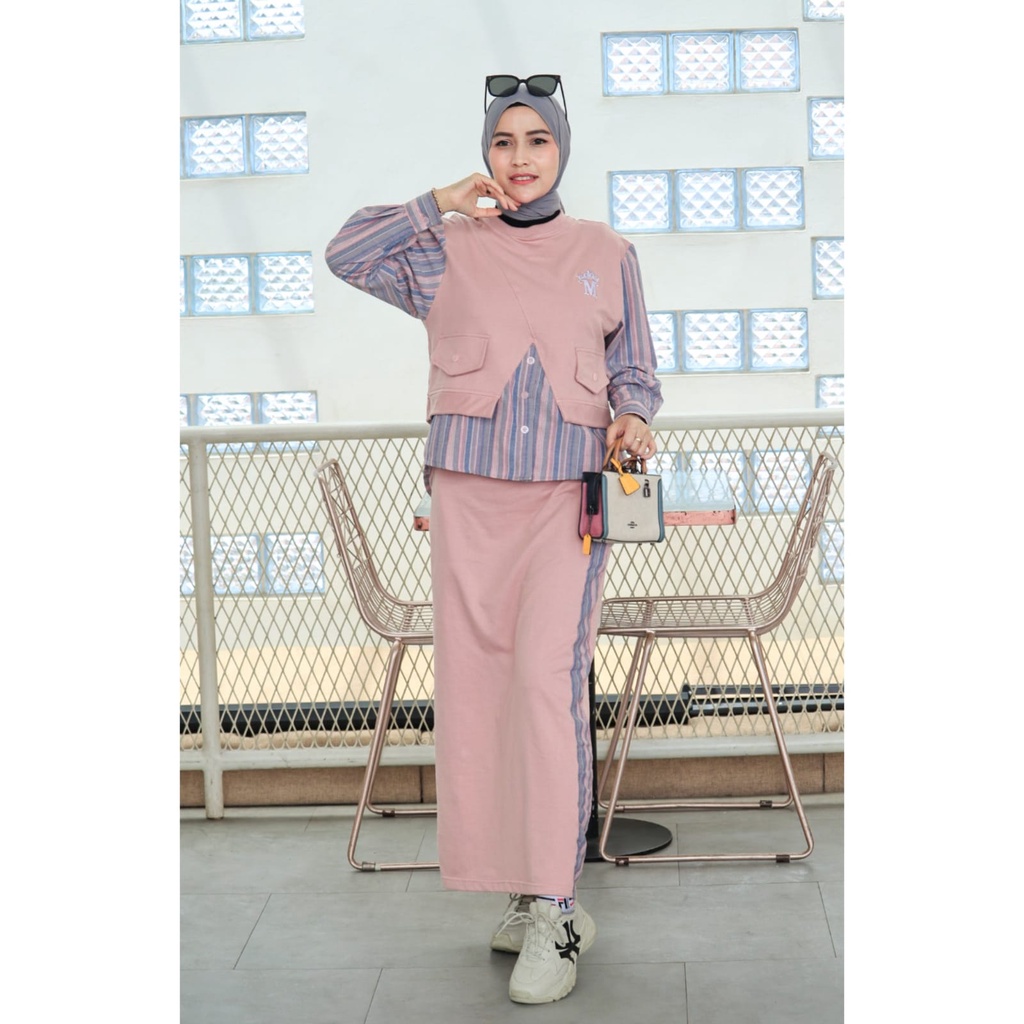 Mmaayra - Rana Set | Oneset atasan rok fashion wanita baju lebaran baju hari  raya dress wanita gami