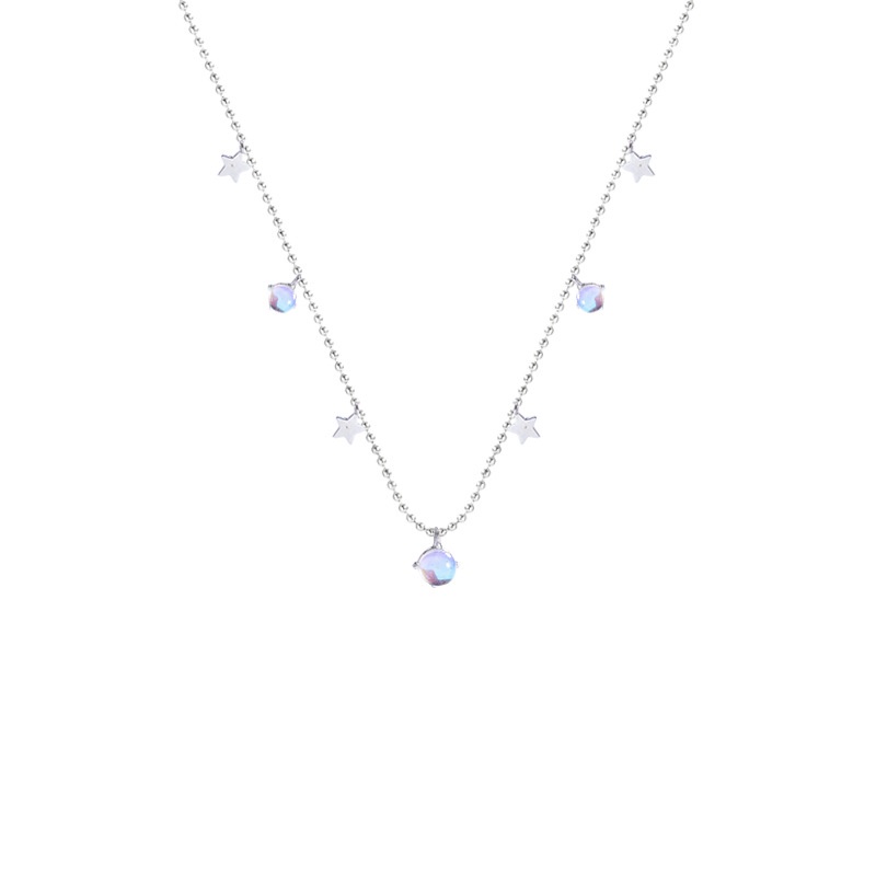 Populer Kalung Mutiara Untuk Wanita Rasa Tinggi Liontin Kupu-Kupu Baja Titanium Choker Necklaces Collection
