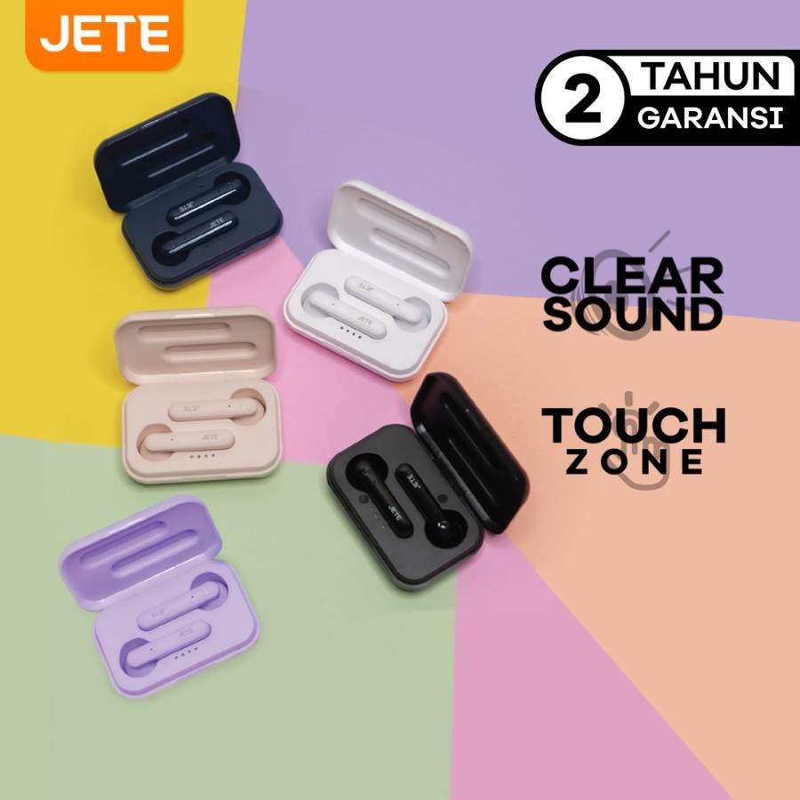 JETE TWS T3 Earphone Bluetooth Dual Connect