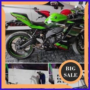 Knalpot Standar Racing ZX25R ZX 25R ZX-25R Full System Leher Blue 1M4R23 suku cadang