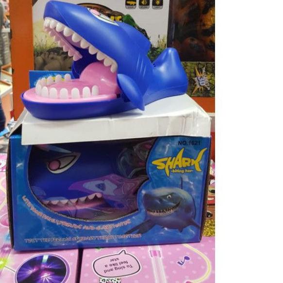 ✬ Mainan shark game prank / mainan gigit ikan hiu / Mainan Hiu gigit Jari ❀
