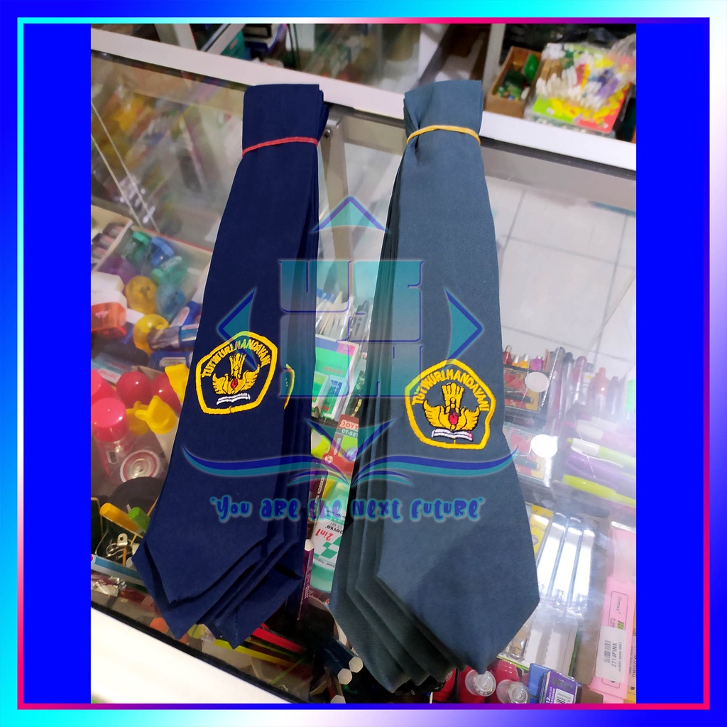 Dasi SMP SMA SMK Logo Bordir