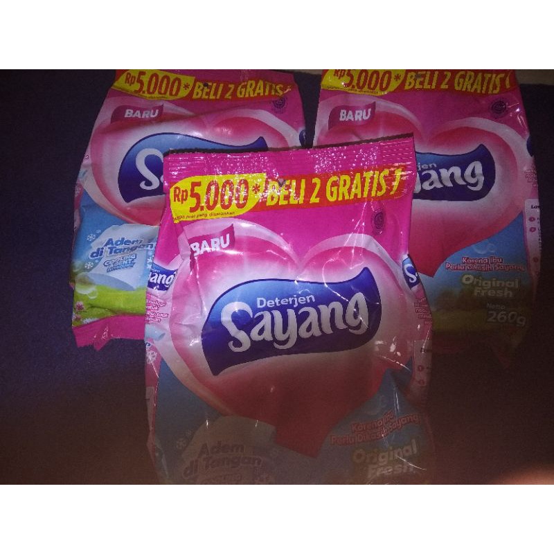 sayang detergent bubuk 260grm