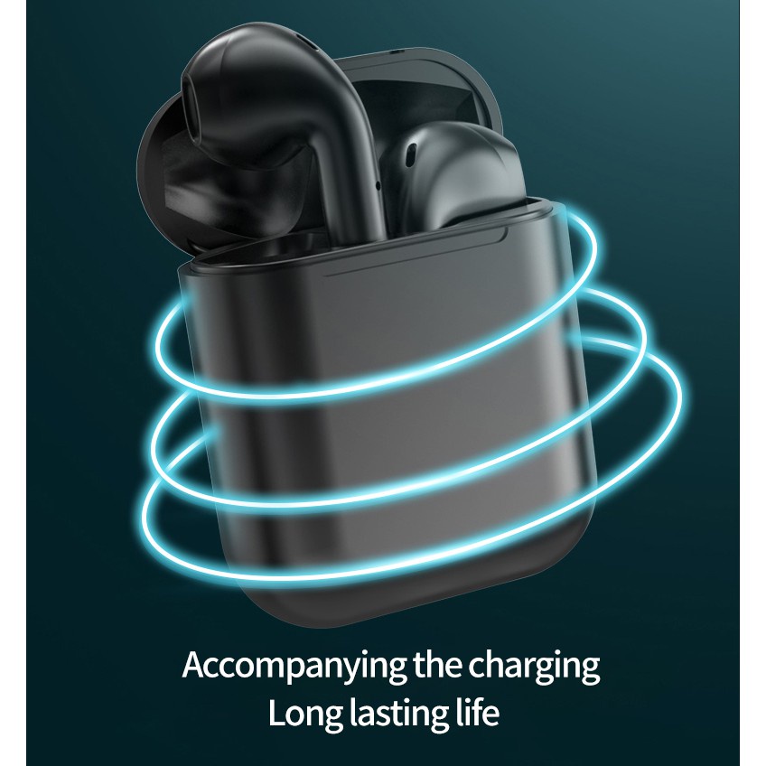 VIBOX i12 MACARON Warna TWS Bluetooth 5.0 Earphone Earbud Olahraga Wireless Earphones Nirkabel Headset With Mic BY SMOLL