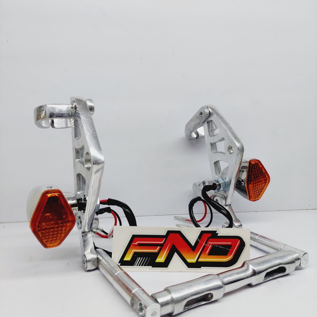 Kupingan Cnc set Plat Set Sen diamond  dudukan plat plus sein sen diamon lampu pesek as 31