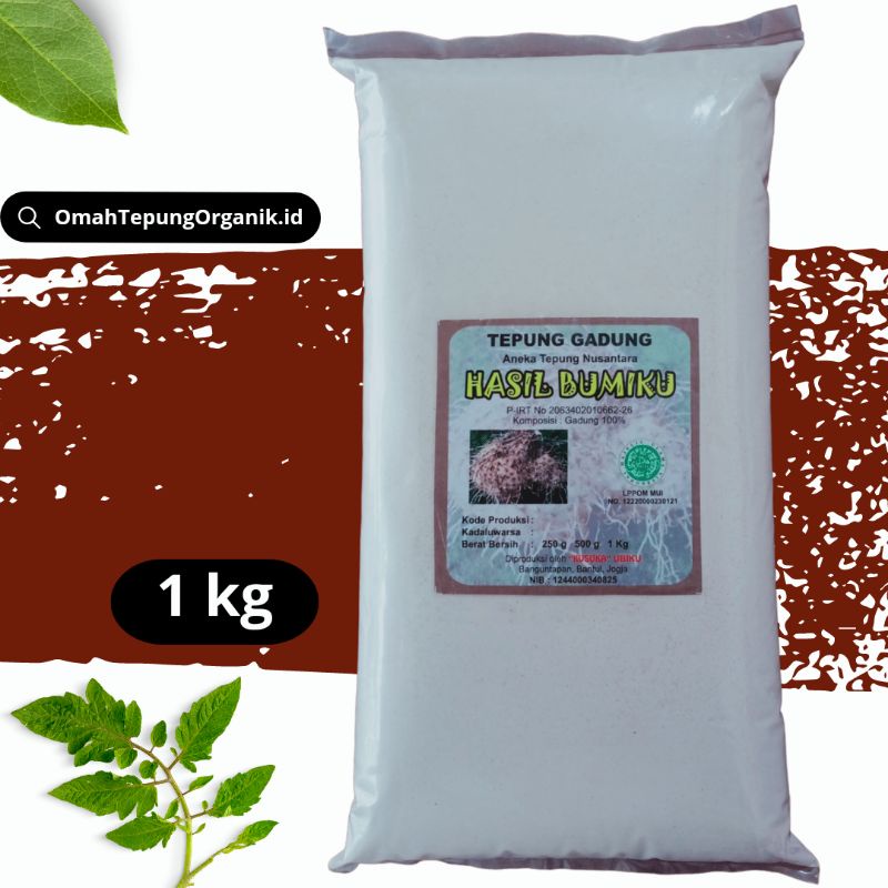 

Tepung GADUNG kemasan 1 KG / Tepung SIKAPA kemasan 1 KG