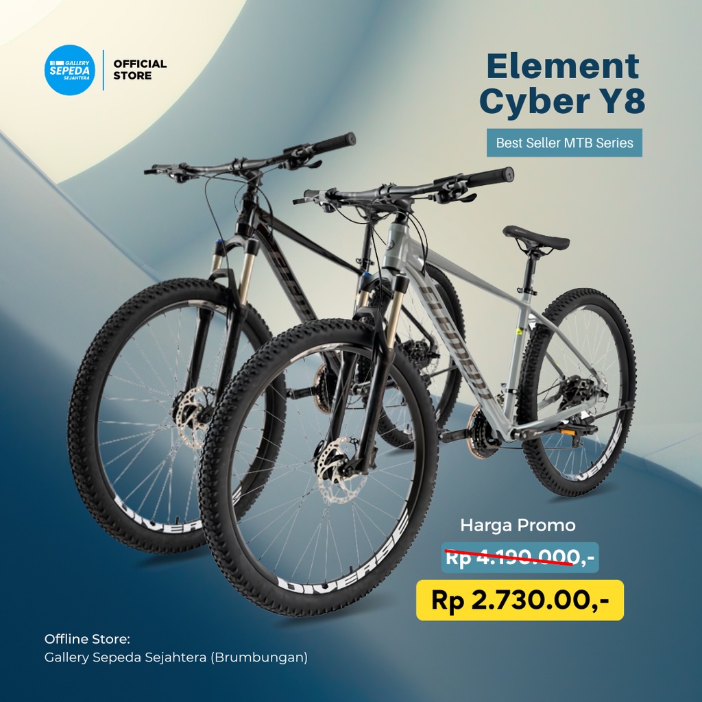 Promo  MTB Element Cyber Y8 3x8 Speed Size Ban 27.5
