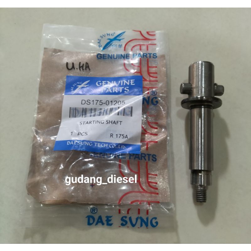 Starting Shaft/As Engkol Diesel R175 Daesung