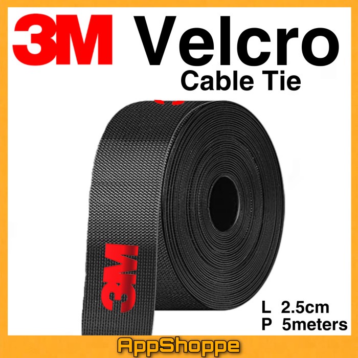 

Terlaris Cord 3M Velcro Cable Tie Organizer Pengikat Kabel Kuat Factory Direct 5M